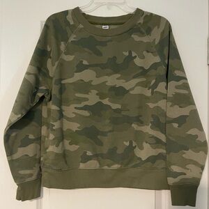 Old Navy Olive Camouflage Women's Hoodie